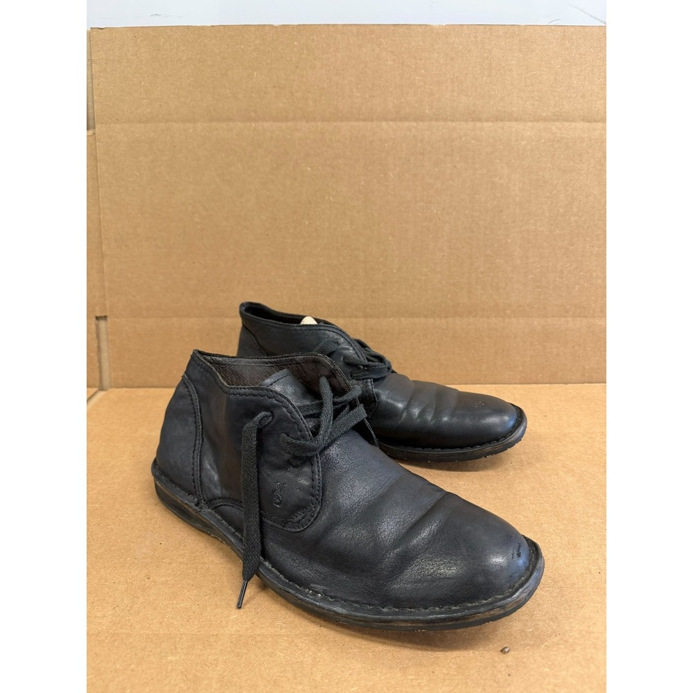 John Varvatos Hipster Leather Lace Up Chukka Boots Black Mens Size 10.5M US